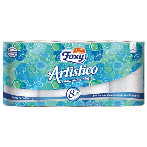 Papier toaletowy Foxy Artistico, 8szt